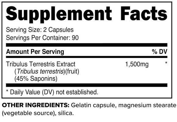 PrimaForce Tribulus 1500mg test facts