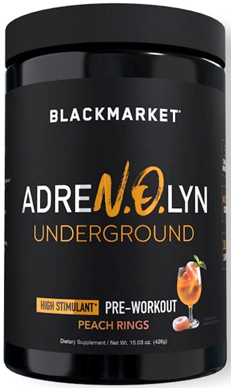 BlackMarket Labs AdreNOlyn Underground Pre Workout l