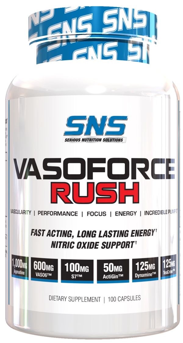 SNS Serious Nutrition Solutions Vasoforce Rush Pumps 100