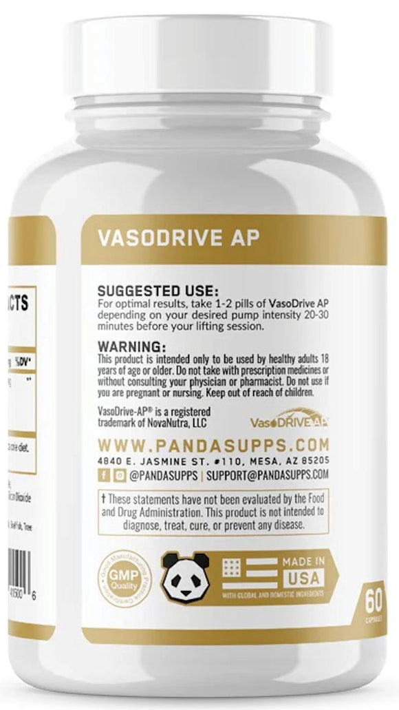 Panda Supps VasoDrive AP side
