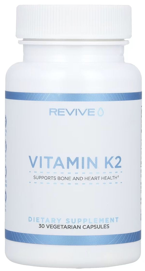 Revive Vitamin K2 Support Bone and Heart Health 30 Vegetarian Capsules