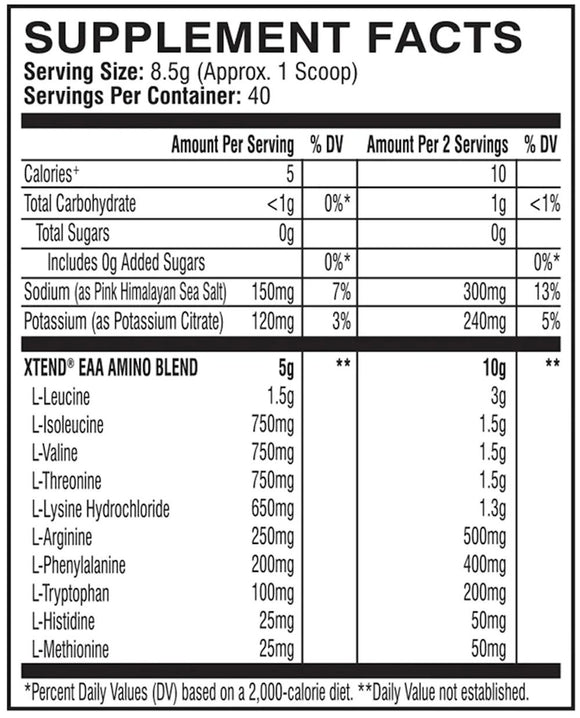 Xtend EAA Enhance + Recovery fact