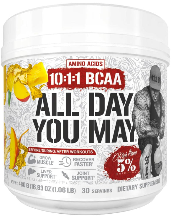 5% Nutrition All Day You May BCAA Recovery Drink 8
