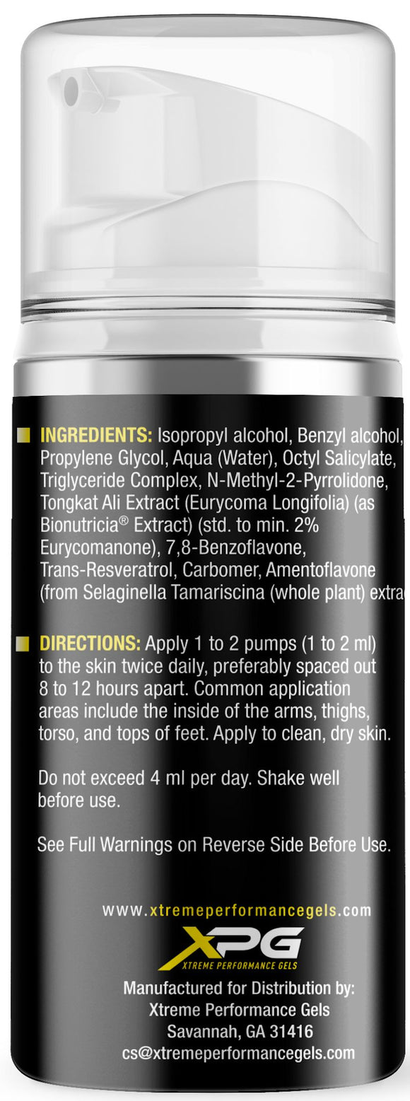 Xtreme Performance Gels Alpha Gel Muscle Builder fact