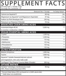 Inspired Nutraceuticals Amino EAA Vegan fact