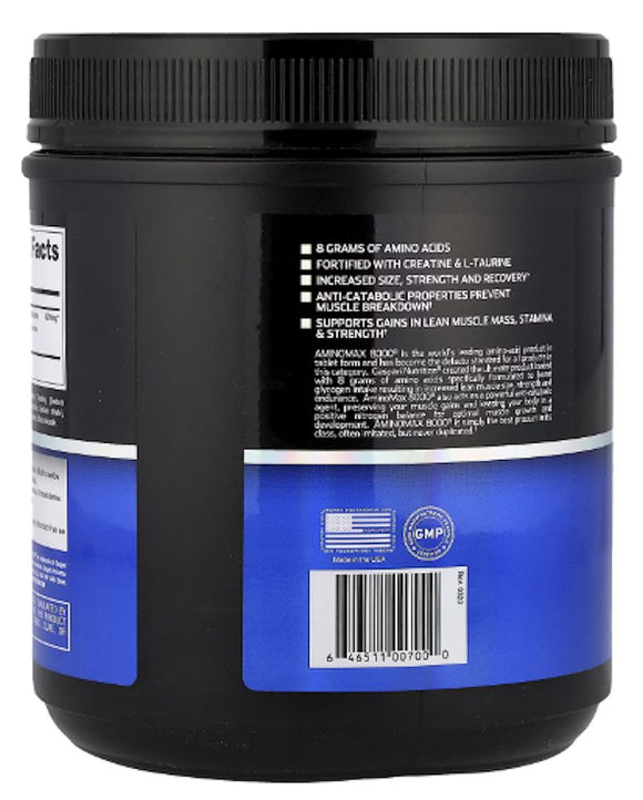 Gaspari Nutrition AminoMax 8000 325 tabs.