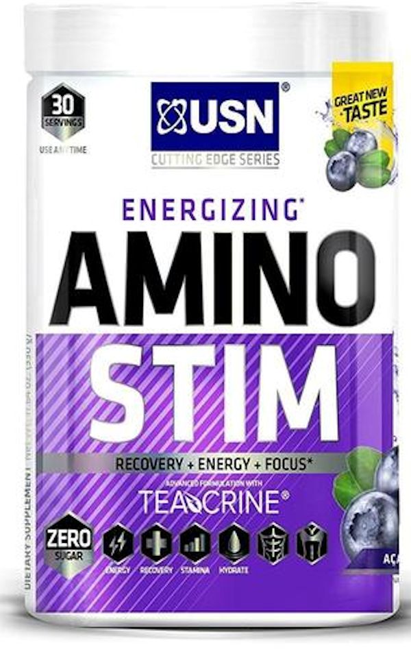 USN Amino Stim Essential Amino Acid+ Energy berry
