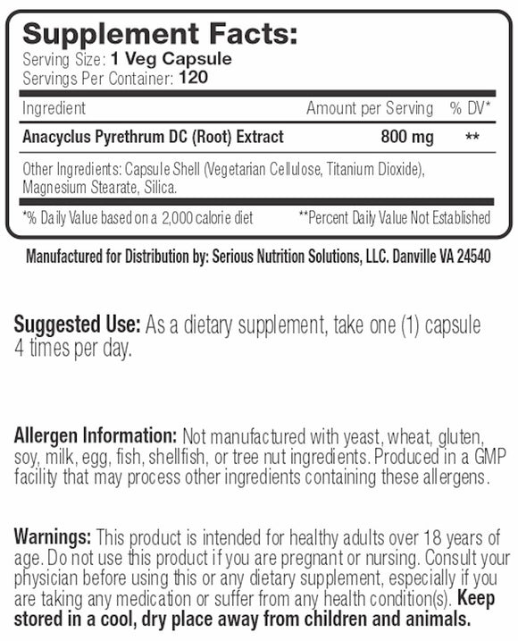 Serious Nutrition Solutions SNS Anacyclus XT