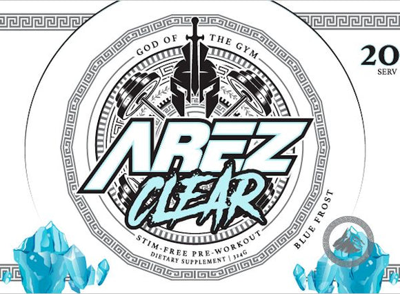 Gym God Arez Clear Stim-Free Pre-Workout