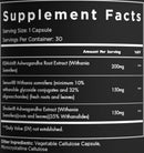Enhanced Labs Ashwagandha Increase Performance fact
