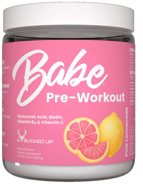 Buck Up Babe Pre Workout pink