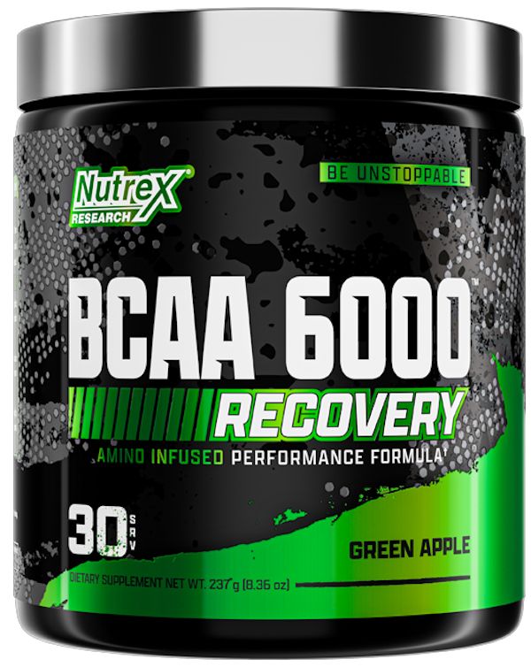 Nutrex BCAA 6000 Recovery Amino Infused Performance green