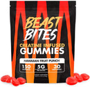 Beast Bites Creatine Gummies 150ct straw