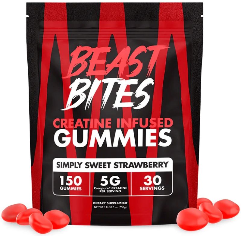 Beast Bites Creatine Gummies 150ct fr