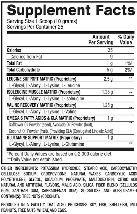 BPI Sports Best Aminos fact