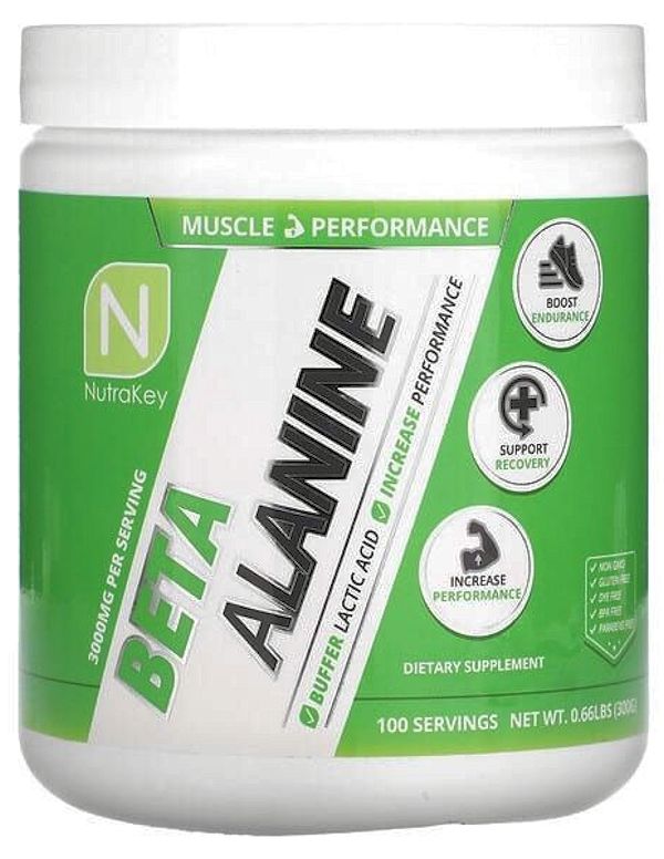 Beta Alanine Nutrakey 300 grams 100 servings