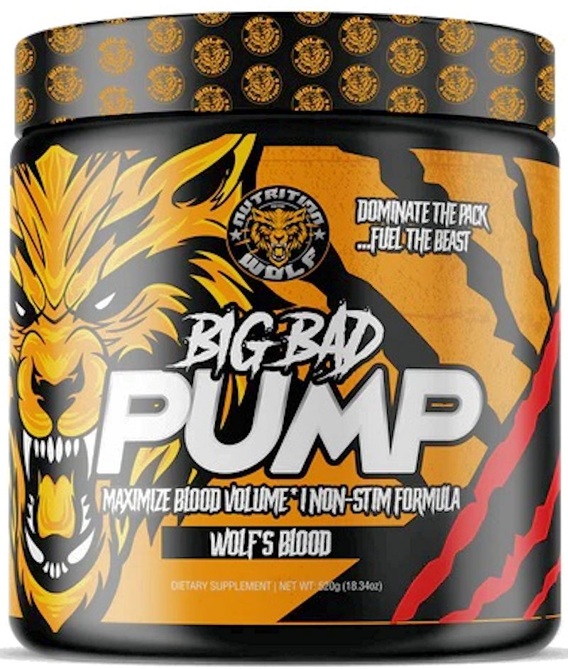 Nutrition Wolf Big Bad Pump preworkout