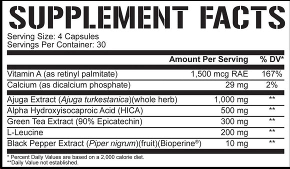 5% Nutrition Bigger By The Day Muscle Builder fact

