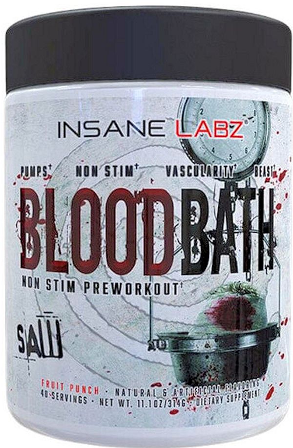 Insane Labz Bloodbath SAW Non-Stim Preworkout