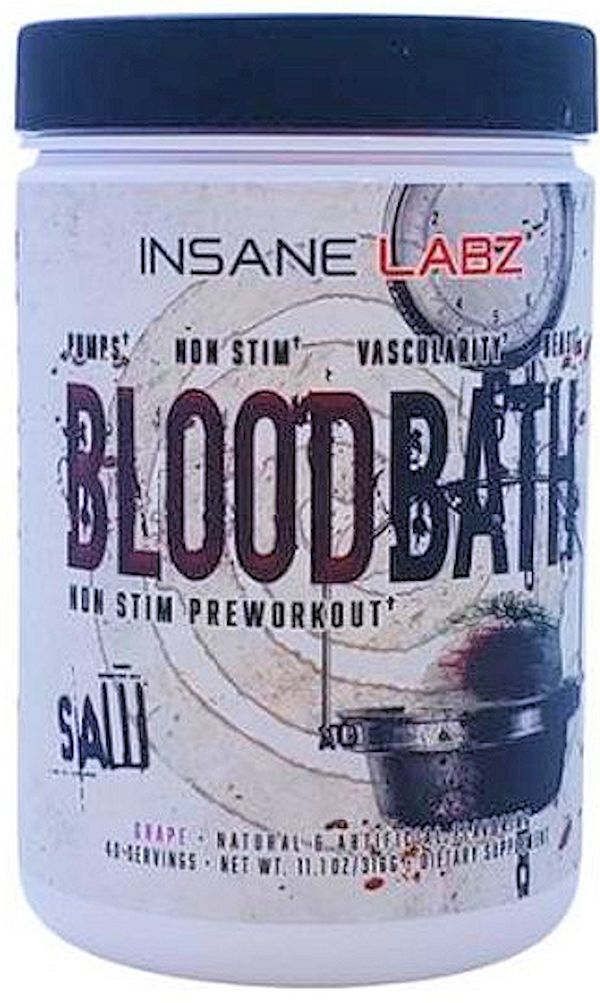 Insane Labz Bloodbath SAW Non-Stim Pre workout