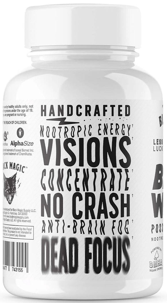 Black Magic Supply Brain Waves Focus Formula 120 Capsules