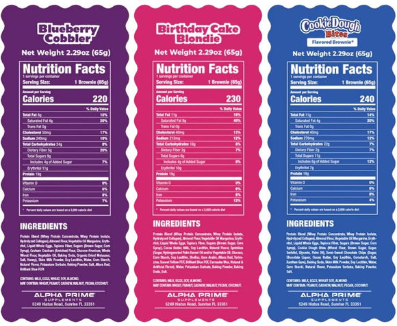 Prime Bites Brownies | Delicious Protein Treats & Snacks