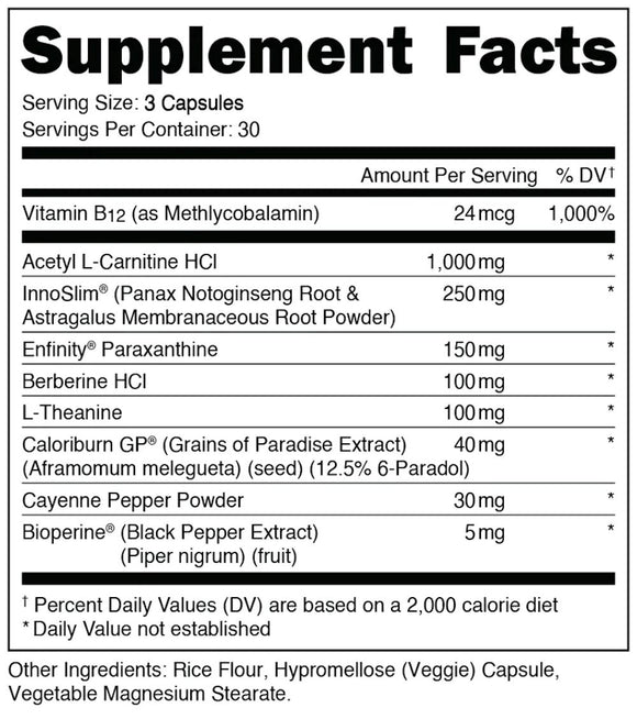 Buck Up Buck Naked 90 Capsules fact
