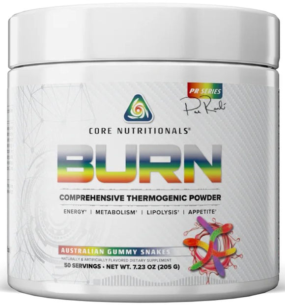 Core Nutritionals Burn Thermogenic Sour Candy 50 serving