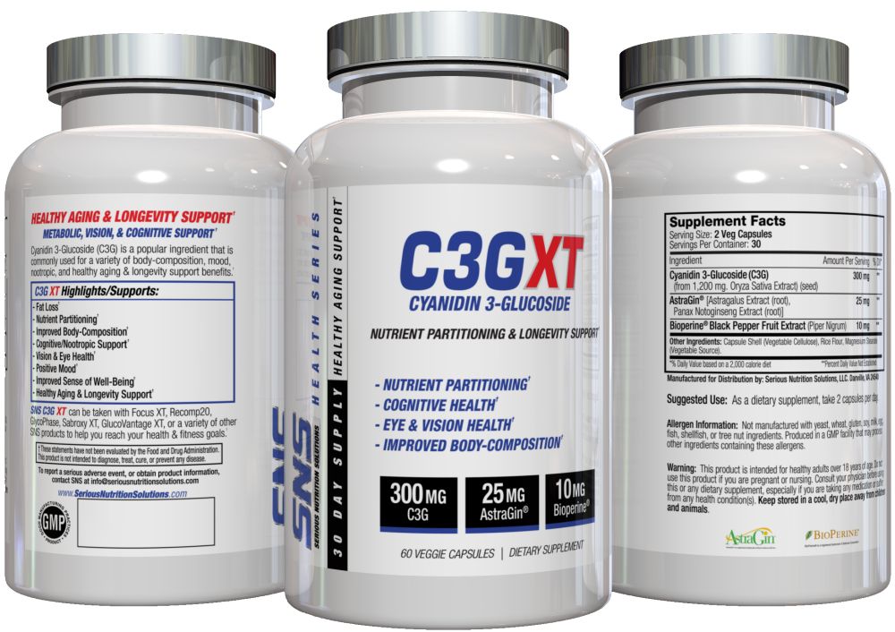 Serious Nutrition Solutions C3G XT SNS  3