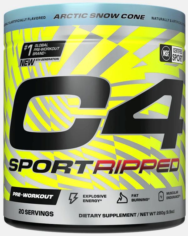 Cellucor C4 Sport Ripped Pre-Workout blue