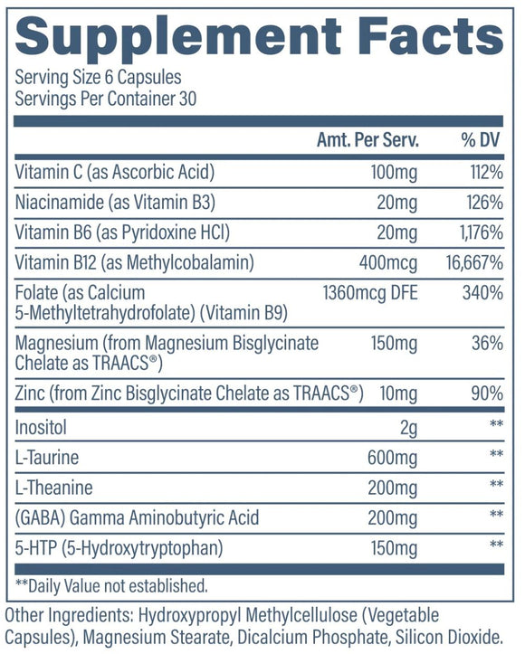 Revive Calm+  180 Veggie Capsules