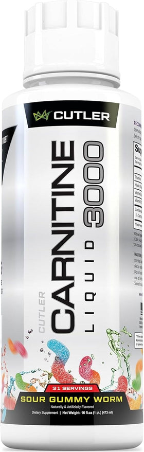 Cutler Nutrition Liquid Carnitine 3000 gummy