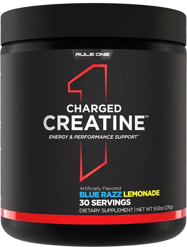 Rule One Charged Creatine Supports Muscle Size & Strength mango