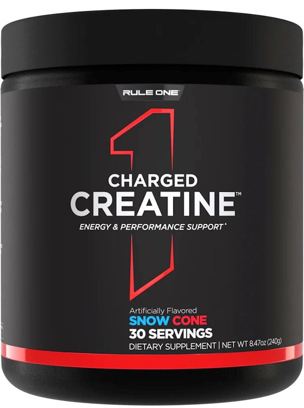 Rule One Charged Creatine Supports Muscle Size & Strength sour