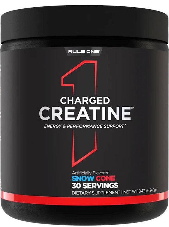 Rule One Charged Creatine Supports Muscle Size & Strength sour