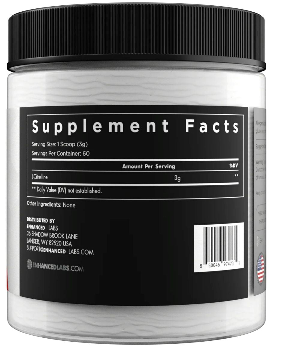 L-Citrulline Enhanced Labs 60 back