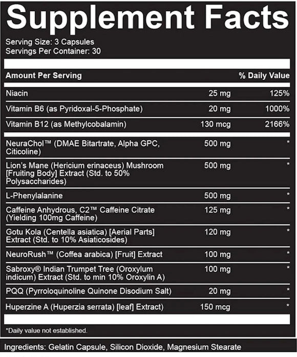 Nutrifitt Codex memory fact