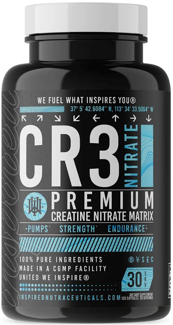 Inspired Nutraceuticals CR3 Nitrate 120 Capsules