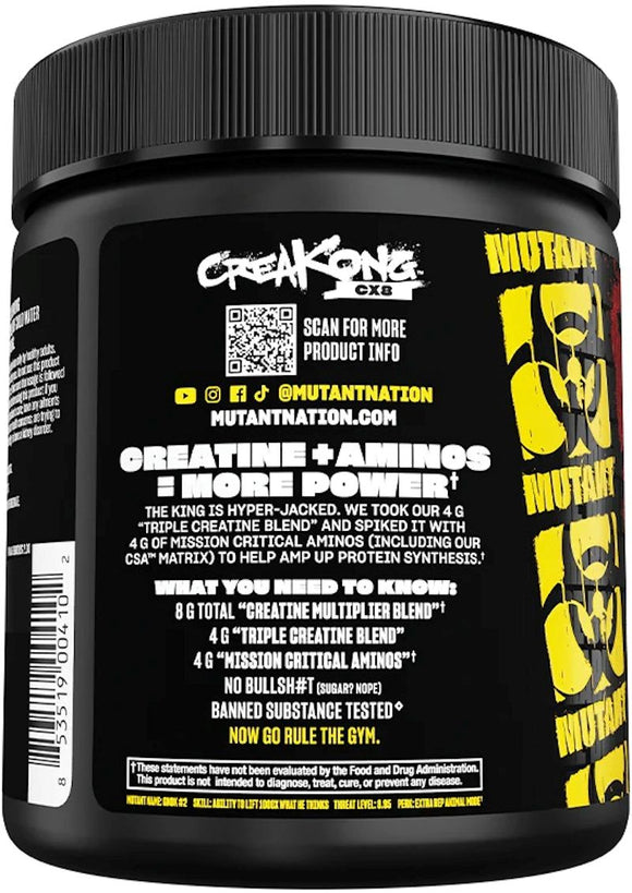 Mutant Creakong CX8 Pre-Workout 30 servings
