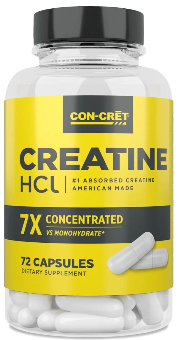 Con-Cret Creatine HCI size 72 Caps