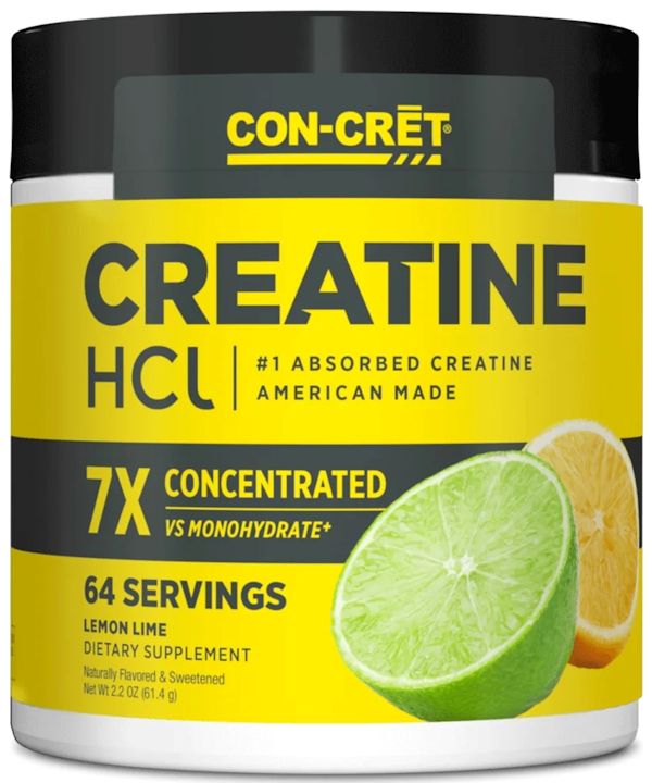 Con-Cret Creatine HCI Con-Cret 64 servings lemon
