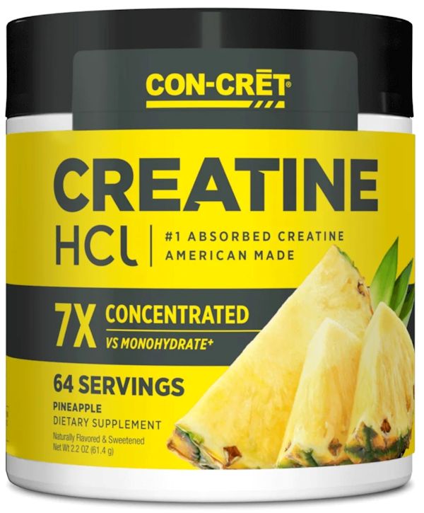 Con-Cret Creatine HCI Con-Cret 64 servings pineapple 