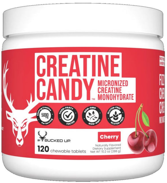 Bucked Up Creatine Candy 120 Count c