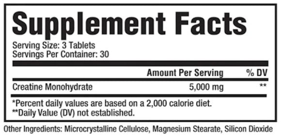 Creatine 5000 by Metabolic Nutrition | 90 Tablets fcat