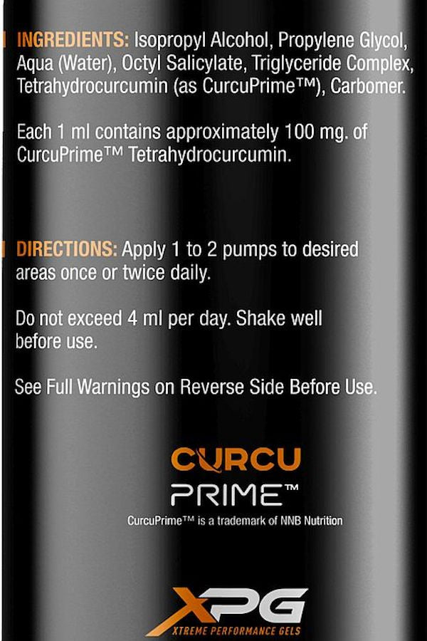 Xtreme Performance Gels CurcuPrime Joint Health fact