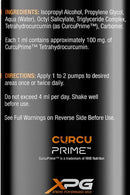 Xtreme Performance Gels CurcuPrime Joint Health fact