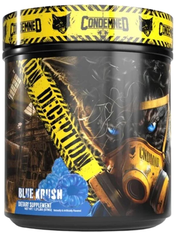 Condemned Labz Deception Pre Workout blue