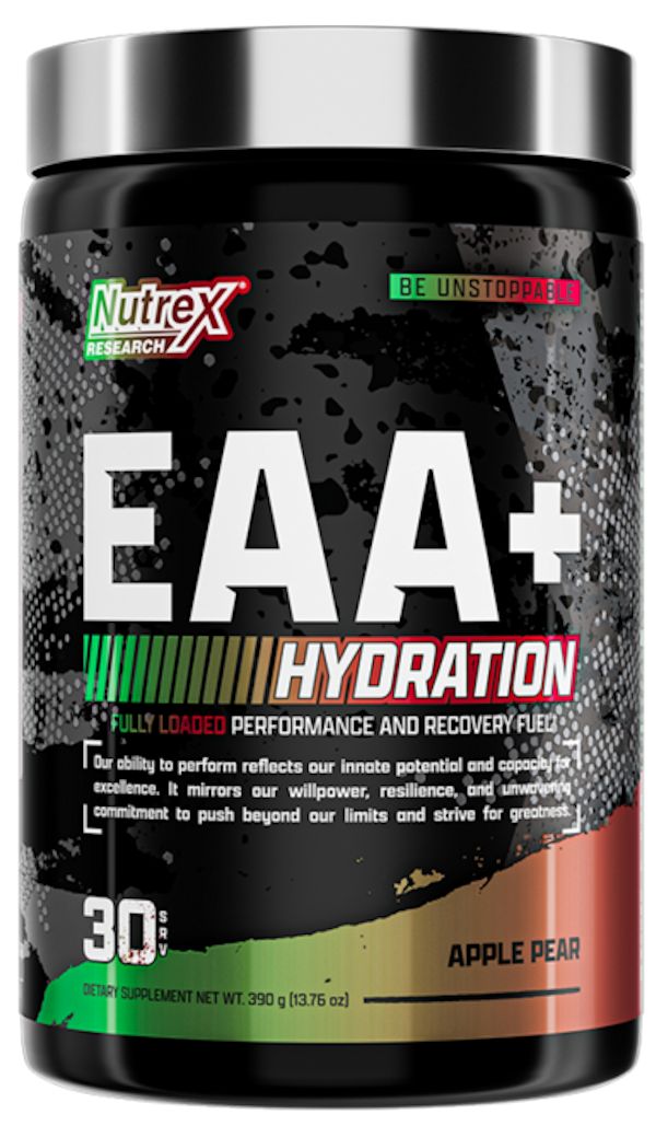 EAA+ Hydration Nutrex Performance and Recovery Fuel apple