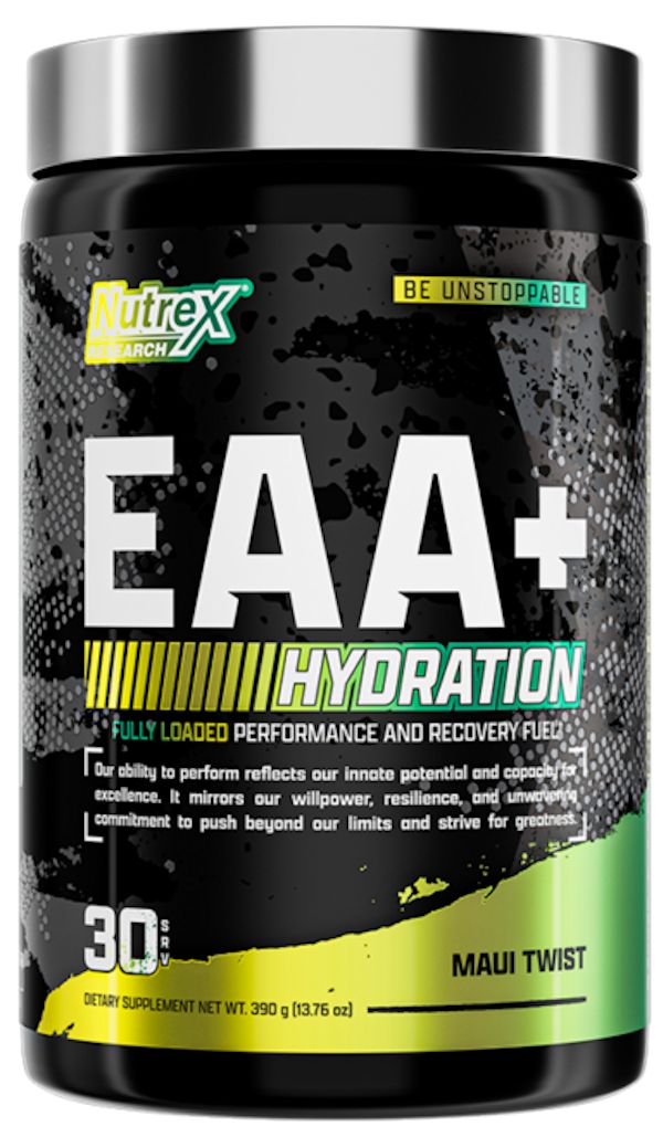EAA+ Hydration Nutrex Performance and Recovery Fuel lemonade