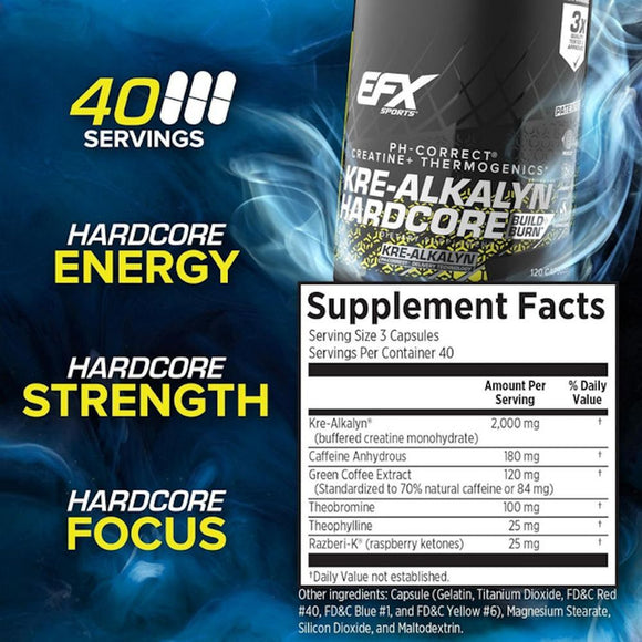 EFX Sports Kre-Alkalyn Hardcore pH banner